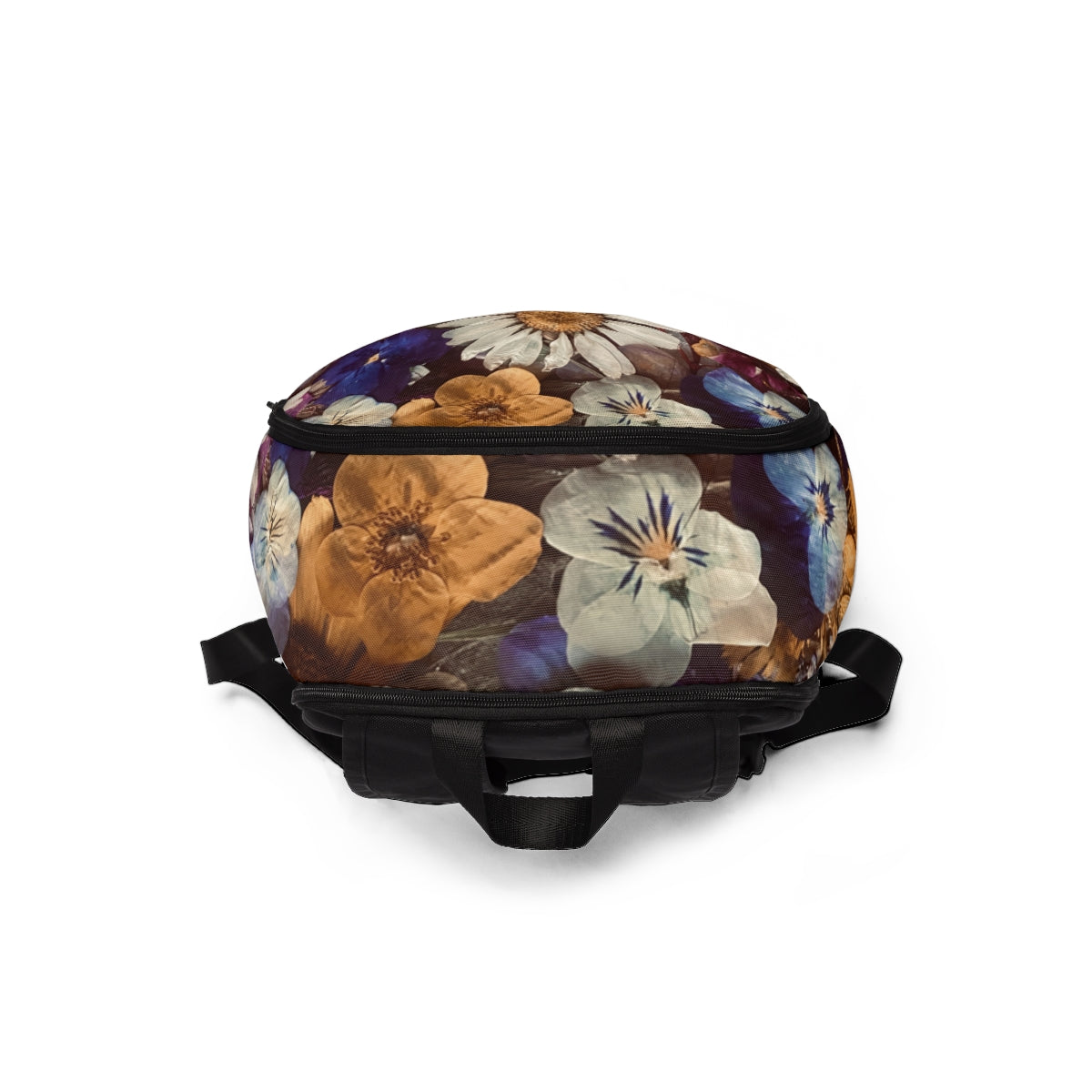 Pressed Flower Fabric Backpack