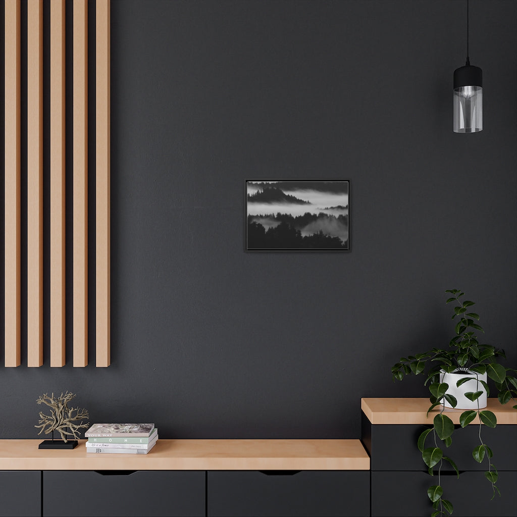 Mountains Framed Canvas