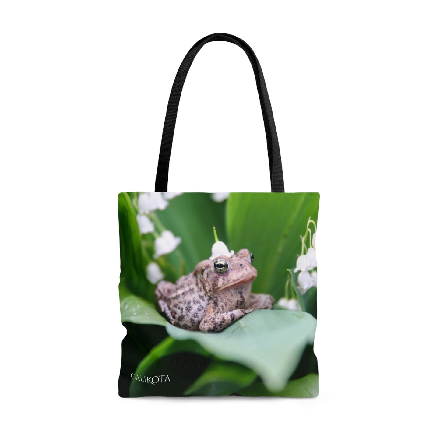 Toad lily of the valley tote bag