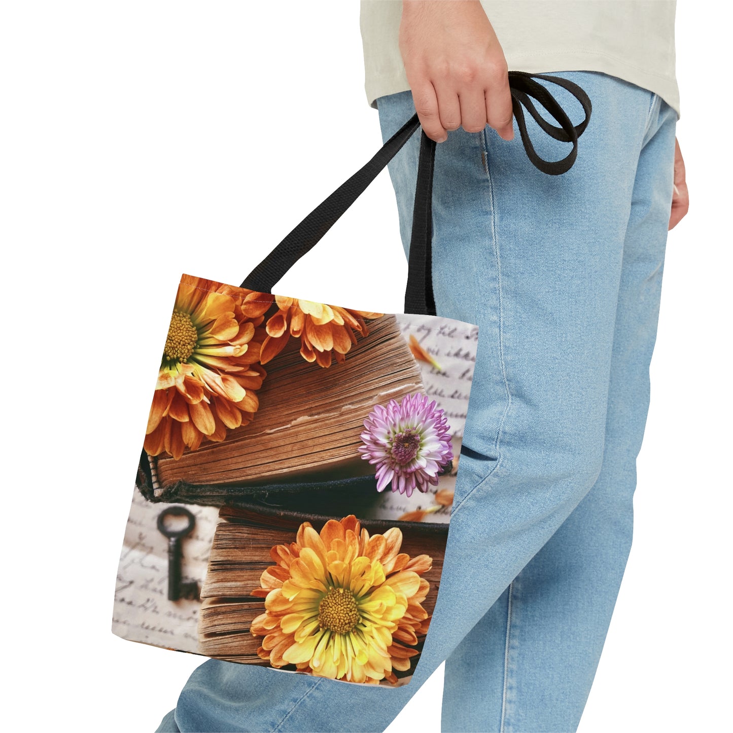 Flower Power -  Book Bag