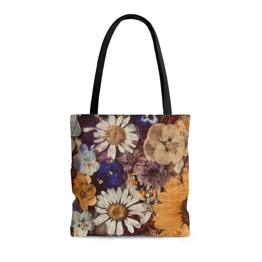 Memories - Pressed Flower Tote Bag