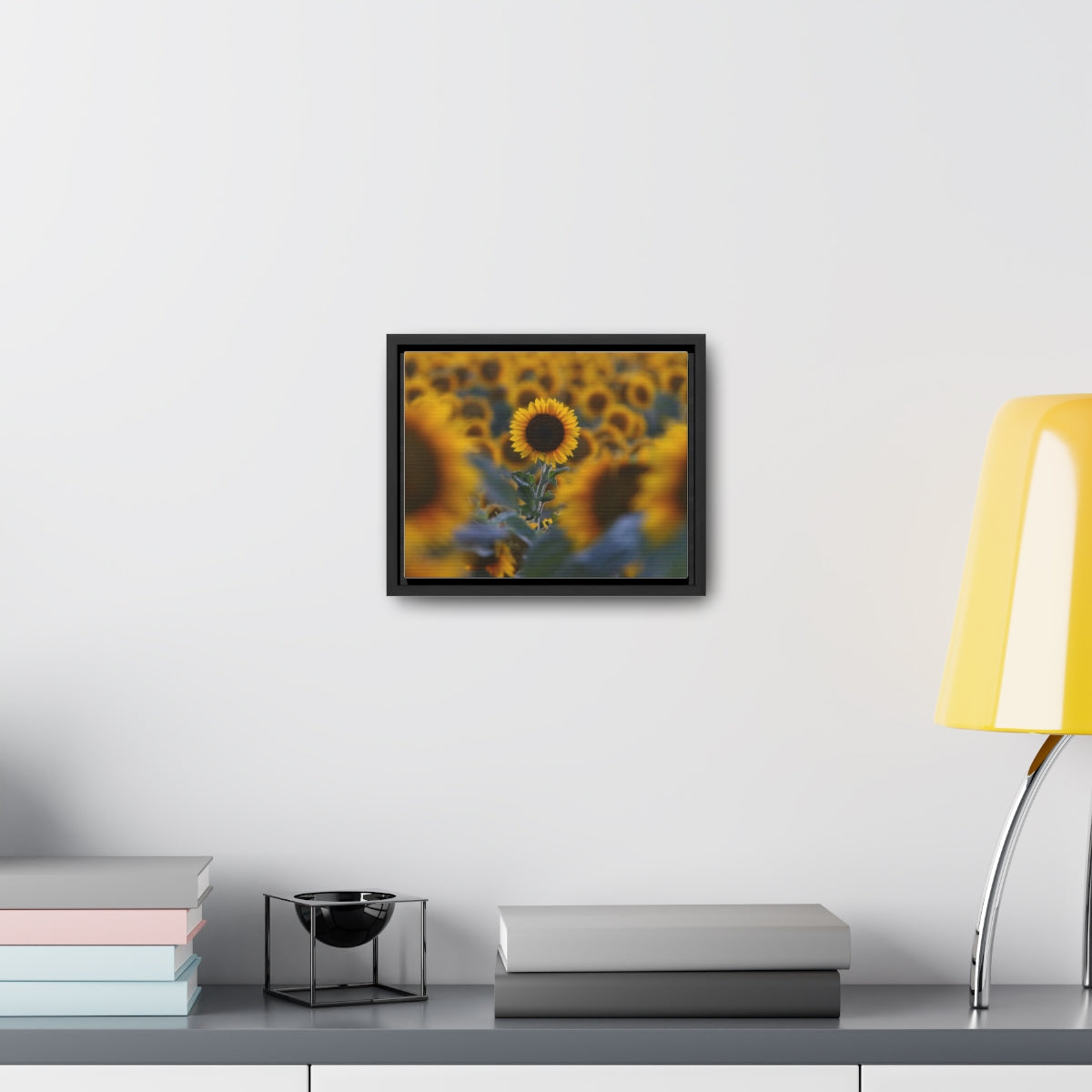 Field of Sunflowers - Framed Canvas