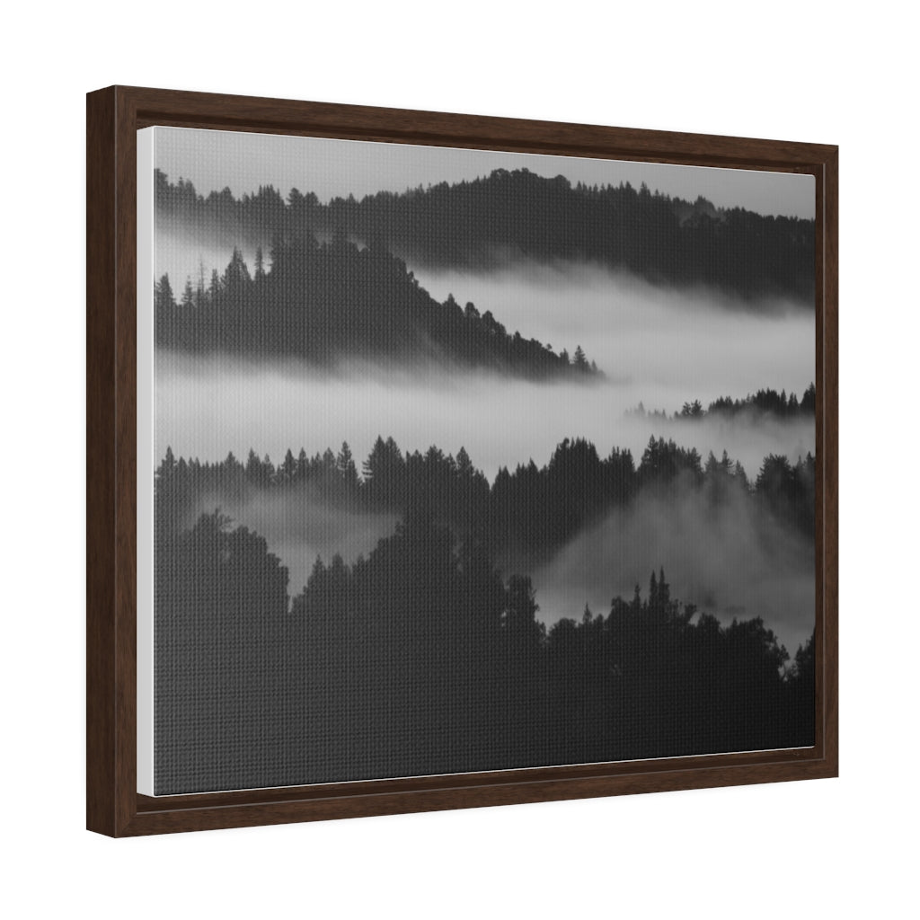 Mountains Framed Canvas
