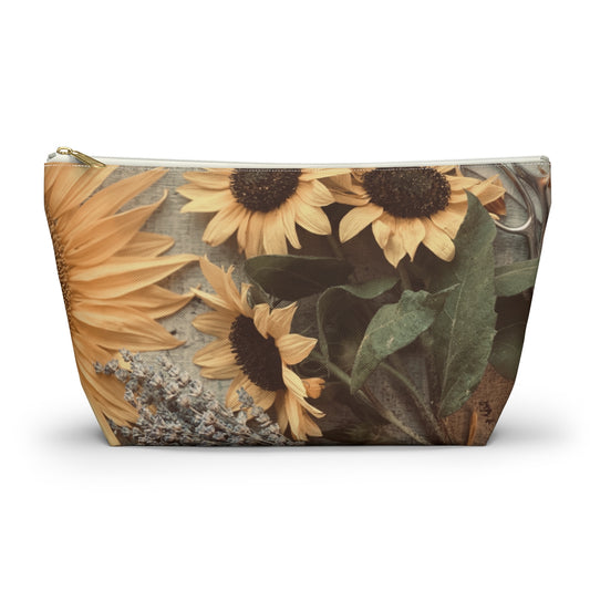 North Dakota Sunflower - T-bottom Pouch