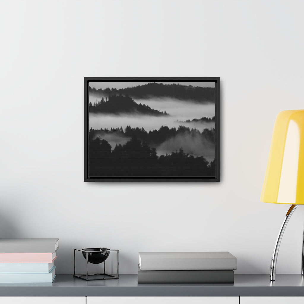 Mountains Framed Canvas