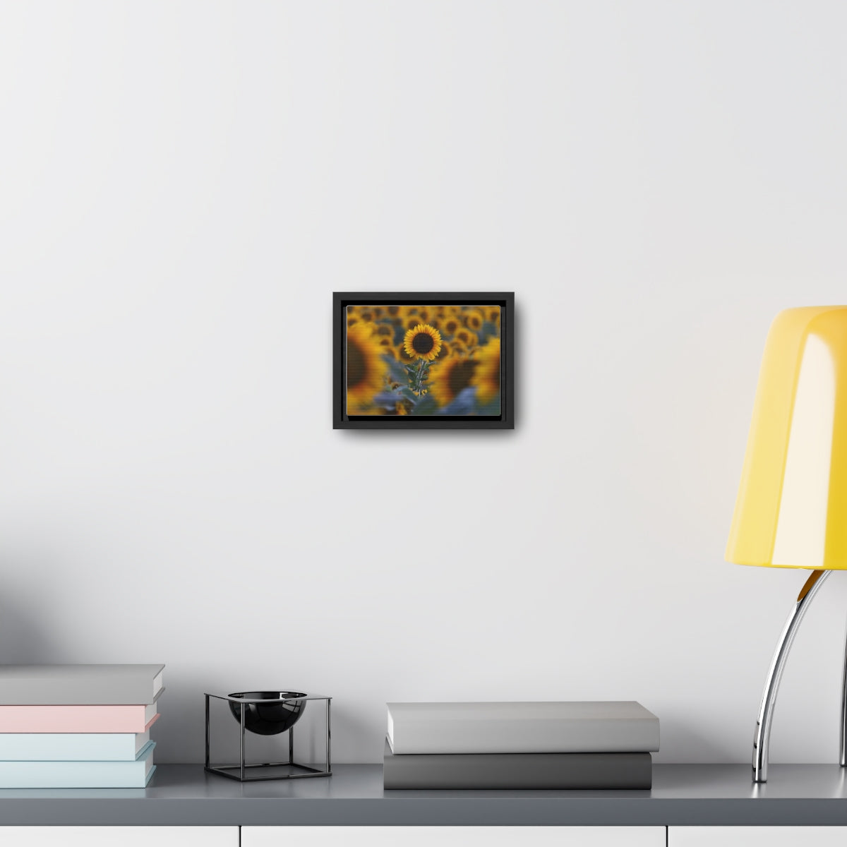 Field of Sunflowers - Framed Canvas